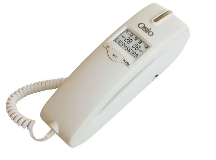 Osio Τηλέφωνο Ενσύρματο Display OSW-4650W (110087-0004) White